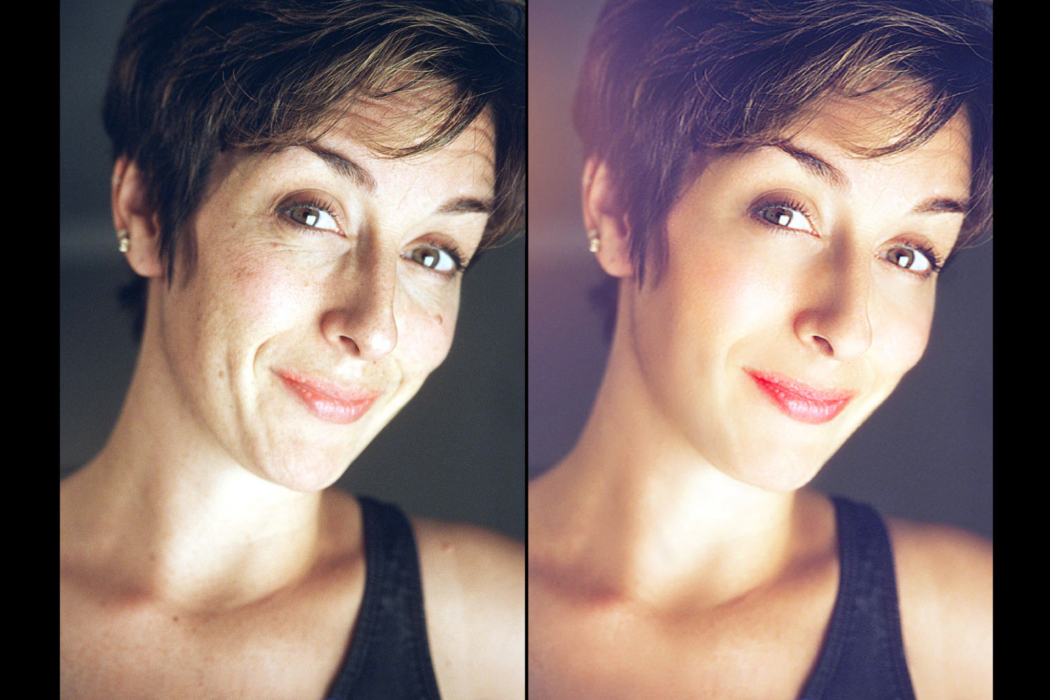 После. Пластиковое лицо в фотошопе. Ретушь до и после. Коррекция фотографий. Отфотошопленное лицо.